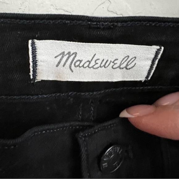 Madewell Black 9 in High Risw Skinny Denim Jeans - Picture 7 of 9